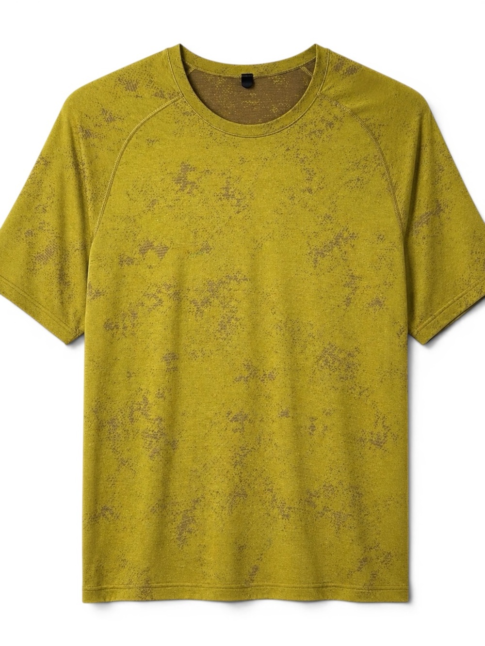 Lululemon Metal Vent Tech 2.0 Short Sleeve Shirt Auric Gold Olive Men's XL